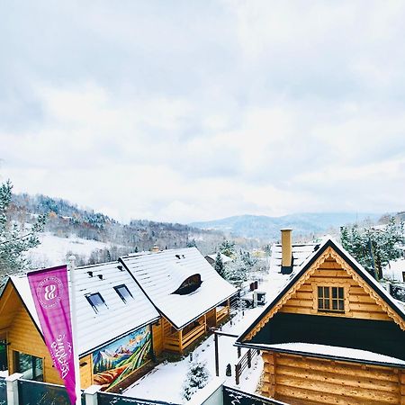 Appartement Stylowe Beskidy - Luksusowe Domki Z Saunami I Jacuzzi à Mutne Extérieur photo