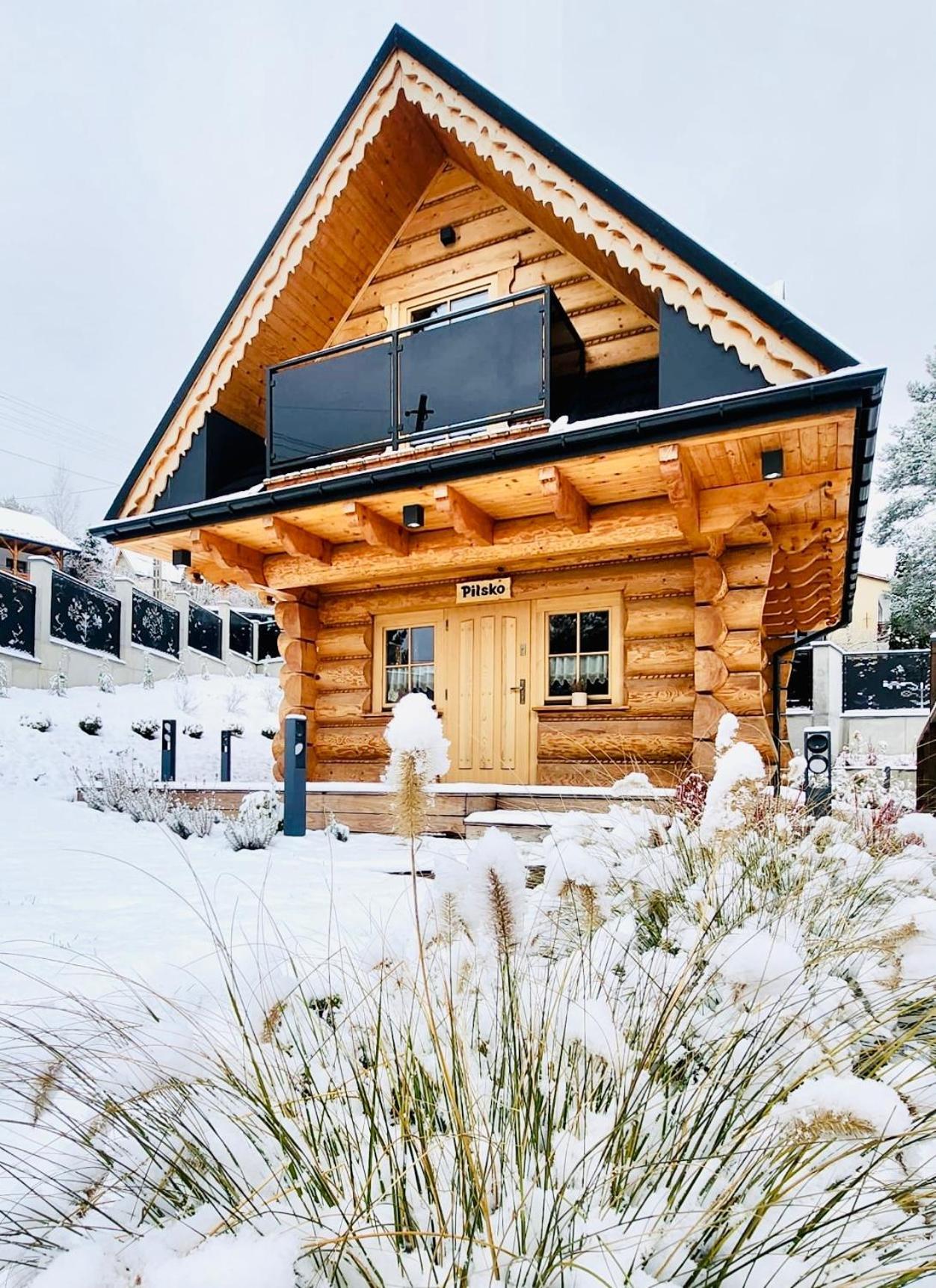 Appartement Stylowe Beskidy - Luksusowe Domki Z Saunami I Jacuzzi à Mutne Extérieur photo